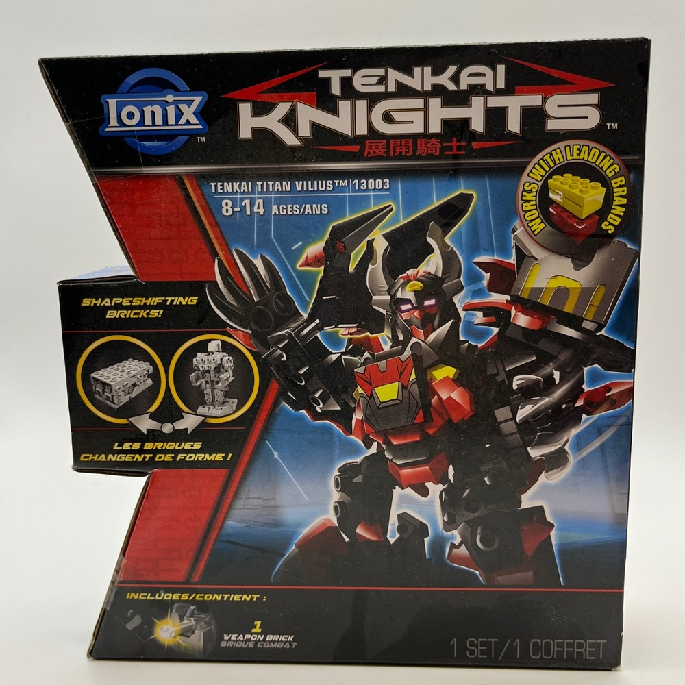 Ionix Tenkai Knights Tenkai Titan Vilius 13003 Shapeshifting Bricks Set New
